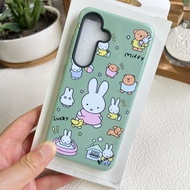 Cartoon MIFFY Rabbit Double Layers Strong Shockproof Phone Case for Samsung S25 Ultra S24 Ultra S24F