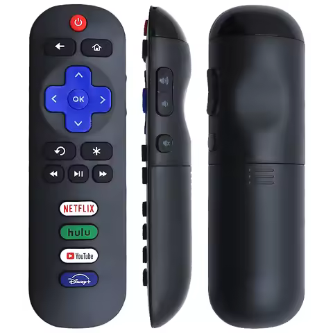 Remote Control for TCL Hisense Onn Philips Insignia Sharp Element RCA Roku Smart LCD TV Television C