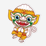 Waterproof Ramakien Sticker-Hanuman Sawasdee -