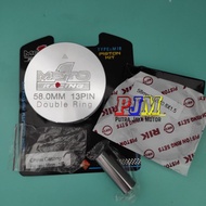 PISTON SEHER MOTO1 CASTING 58~58,5 PIN PEN 13