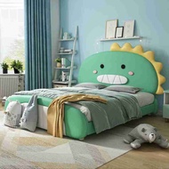 [PRE ORDER] Kids Bed Boys Girls Dinosaurs Cartoon Bed Children's Bed Solid Wood Bed Frame Bed Katil Kayu Kanak Budak