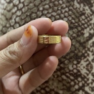 cincin belah rotan cartier emas 916 to letgo