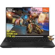 TUF Gaming A16 Laptop 16" FHD+ 165Hz 7ms 100% sRGB AMD Octa-core Ryzen 7 7735HS 32GB RAM 1TB SSD Rad