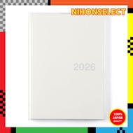 Muji 2025 Monthly/Daily Planner - December Start, Monday Start, A5 & B6 Options, White & Black