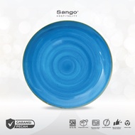 Sango Java Blue Coupe Plate 26.4cm Dinner Coupe Plate Ceramic Hotel Restaurant Cafe