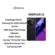 OnePlus 11 2nd Gen Snapdragon 8 Hasselblad Imaging 2K + 120Hz High Refresh 5G flagship curved screen gaming phone New sealed genuine COD