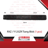 ✥Yamaha Original RXZ (0119) Tiang Block (Kanan) Y125ZR (0705) Crankcase Stud Tiang Block (Kiri) - 90116-08388❀