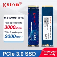 Kston M.2 PCIE Nvme SSD 128GB 256GB 512GB 1TB 2TB M2ดิสก์แบบแข็ง SSD ฮาร์ดไดรฟ์ภายใน HDD สำหรับแล็ปท็อปแท็บเล็ตเดสก์ท็อป