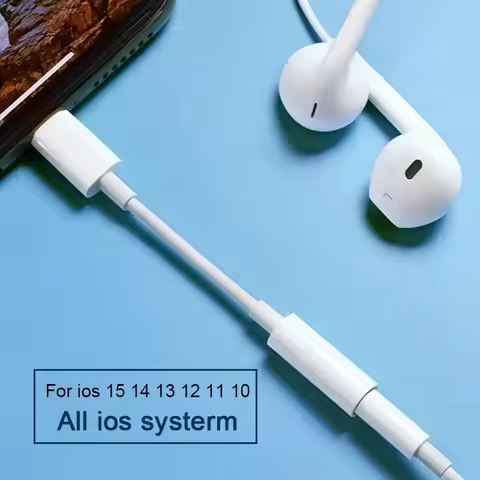 1-8pcs For Lightning to 3.5mm Jack AUX Audio Cable Adapter for iPhone 11-14 pro Max/SE 2020/XS/XR/X/