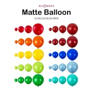 5/10/12/18/36 Inch Matte Latex Balloon Premium Thick Balloons Helium Shining Round 5" 10" 12" 18" 36