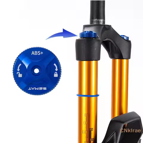 Front Fork Air Nozzle Cover Cnc Aluminum Alloy Suspension Front Fork Dust Shoulder Cover Mountain Bi
