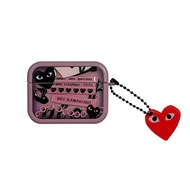 Thương hiệu CDG dòng Play COMME DES garcons tai nghe chống sốc trường hợp cho airpods4 airpods3 airp