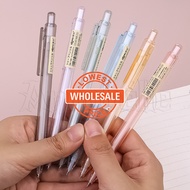 [Wholesale] Automatic Pencil - Business Signature Pen - Muji Style Candy Color - 0.5mm Pencil Lead - Smooth Writing - School Office Stationery - Black Ink - Press The Pencil