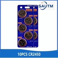 Sony CR2450 3V CR 2450 DL2050 BR2450 แบตเตอรี่เซลล์ปุ่มลิเธียม