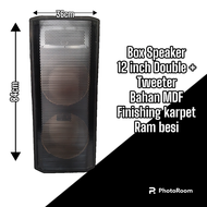 Box speaker 12 inch double triway grill besi