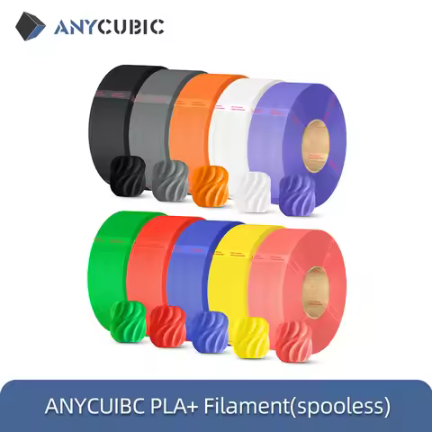 ANYCUBIC PLA+ Refill Filament Spooless FDM 3D Printer Printing Material Colorful Toughness PLA+ Fila