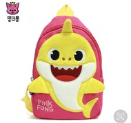 [Wezone] Pinkfong Baby Shark Embroidery Sling Bag (WP-B46PINK)/Backpack/Cross/Infant Backpack