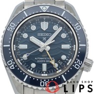 二手精工 Prospex 1968 Heritage Diver's GMT - 精工潛水錶 60 週年限量版 SBEJ027/6R54-00N0，不銹鋼男士腕錶，藍色，狀況極佳，帶錶盒和保固卡。