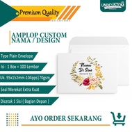 ♥♥ Cetak Amplop Custom Kondangan | Amplop Custom Nama | Amplop