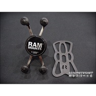 Bell Motorcycle Boutique] American RAM Motorcycle Phone Holder X-Bracket with Safety Net Suitable fo