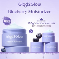 Glad2Glow Blueberry Repair Ceramide Moisturizer （30g）Skincare Day Cream Night Cream