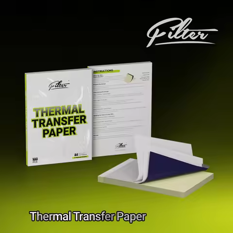 Filter Tattoo Transfer Paper 100 Sheets A4 Size Tattoo Stencil Paper for Tattooing 4-Layered 8.3" x 