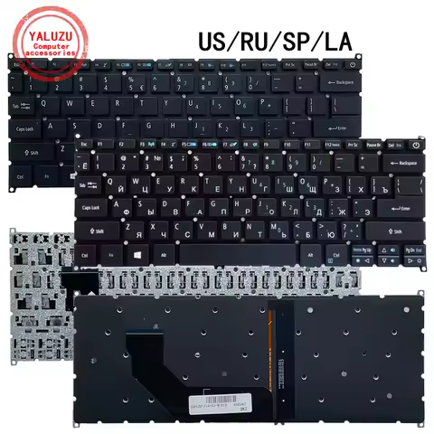 US/RU/SP/LA Laptop Keyboard For ACER S13 SF5 S30-20 SF514-52 SF514-52G SF314-52 SF314-52G SF113-31 S