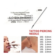 10pcs/Pack Disposable Independent Packaging Piercing Needle Piercing Needle 20G18G16G15G14G13G12G Ta