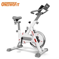OneTwoFit Upgraded 6KG FlyWheel Spin Bike Home Gym Adults Exercise OT049002