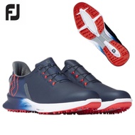 รองเท้ากอล์ฟ ผู้ชาย Footjoy Fuel Sport 55458 Extra Wide BOA Waterproof Navy Red White