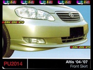 PU2014 Toyota Altis 04-07 PU Front Skirt Body kit Bodykit