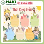 HAKI subject change timetable Sticker for elementary school, middle, high school subjects, new progr
