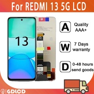 For Xiaomi Redmi 13 5G LCD 2404ARN45A Display Screen With Frame Touch Screen Assembly