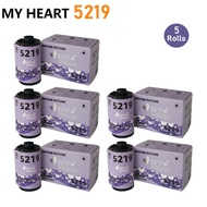 1/3/5/10 Rolls My Heart 5219 135 Color Cinema Film Light Roll Iso 500 36 Exp ECN2 Suitable for Film 