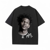 2026 Summer Hot Selling Anthony Edwards Portrait Cotton Color Black Personality T-shirt Adult and Ch