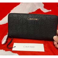 Calvin Klein Long Wallet Embossed Black