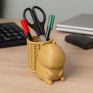 Capybara Pen Holder, Capybara Pencil Case, 3D Print Desk Organizer, Cute Pen Holder, Work Desk Acces