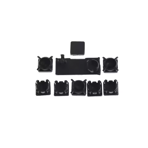 9PCS/Set For PS3 Slim 3000 2000 Replacement Plastic Button Feet Screw Cap Cover '