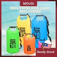 Waterproof Dry Bag 5L 10L 15L Outdoor Extra Thick Ocean Waterproof Backpack Swim Camping