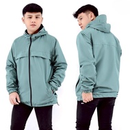 Davsupply.co Anorak Jacket Hypersol Green Sage Nylon Waterproof