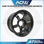 AOW Aow-10 XTR 18x9J 6x139.7 ET0 Dark Gun Metal 4x4 Rims