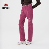 [KIRSH] HAND WRITING CORDUROY PANTS  |22AW |  Korean | Women Pants | Jogger Pants | Korean Brand | K