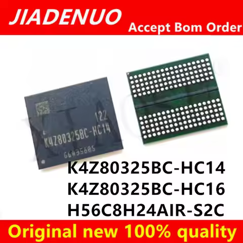 (1pcs)100% test K4Z80325BC-HC14 K4Z80325BC-HC16 H56C8H24AIR-S2C K4Z80325BC HC14 K4Z80325BC HC16 H56C