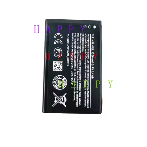 Battery for Nokia 3310 225 500 230 Asha 225 BL-4UL Replacement Accu 1200mAh