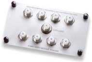 Legrand Nickel 8-Way Coax Video Cable Splitter VM1002-V1