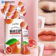 DIGIFOUNDER Single Independent Packaging Grapefruit Makeup Remover Milk 5mlx10pcs Refreshing and Gen
