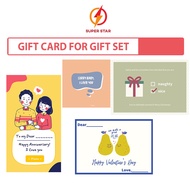 Gift Set Gift Card (Anniversary Gift/Birthday Gift/Fathers day/Merry Christmas/Happy New Year)