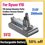 High-Performance 21.6V 2000mAh for Dyson V10 SV12 Battery V10 Animal Absolute Fluffy Cordless Vacuum