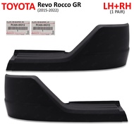 พลาสติกกันชนท้าย ของแท้ สีดำ ใส่ โตโยต้า ไฮลัค รีโว่ ร็อคโค่ Toyota Hilux Revo Rocco GR SR5 ปี 2015-2022
