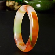1 Pc Multicolor Jade Bangle Bracelet For Women